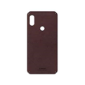 برچسب ماهوت Matte-Dark-Brown-Leather شیائومی Redmi Note 6 Pro