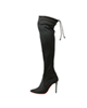  - بوت زنانه ست کالکشن مدل LUX کد2070-1 -مشکی -ساق بلند -پاشنه بلند