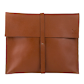  کیف دستی - قهوه‌ای - چرم طبیعی گاوی - با طرح پتینه و ناپا