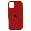 کاور سیلیکونی براق قرمز تیره مناسب برای گوشی موبایل آیفون 11 پرو