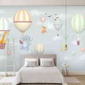  پوستر دیواری اتاق کودک کد P1502 - طرح بالون فانتزی