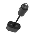  Roidmi 1 to 2 Car Cigarette Lighter Charger Adapter Black