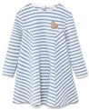  پیراهن نوزادی دخترانه - رنگ آبی و سفید - Off White