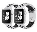  Watch 3 Nike Plus GPS - 42 Silver - Platinum/Black Sport Band