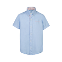  پیراهن پسرانه آستین کوتاه - آبی روشن - ساده 