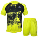  ست پیراهن و شورت ورزشی مردانه کد TA-Y20 - زرد مشکی
