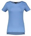   تی شرت ویسکوز یقه گرد-رنگ آبی-Blue