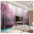  کاغذ دیواری سالسو طرح A67-Afshan - طرح شکوفه های صورتی