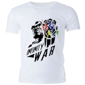  تی شرت مردانه طرح Superhero Infinity War کد CT10251 - سفید مشکی