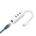 UE330 -3-Port USB 3.0 Mini Data Hub with  Gigabit Ethernet LAN 