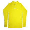  تیشرت ورزشی پسرانه کد Uyem28  - زرد ساده - آستین بلند