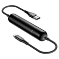  کابل تبدیل USBبه Lightningو پاوربانک مدل two in one به طول1.2متر