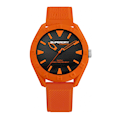  ساعت مچی مدل SYG243O - بند رابر سیلیکون نارنجی با صفحه مشکی