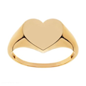  انگشتر طلا 18 عیار زنانه مدل 685 - طلایی - طرح قلب