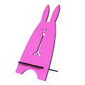  پایه نگهدارنده رومیزی برای تبلت طرح خرگوش - رنگی فانتزی
