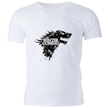  تی شرت مردانه طرح Game of thrones- کد CT10101 - سفید مشکی
