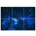  تایل سقفی آسمان مجازی مدل AZ32050 طرح آسمان شب و ستاره ها و فصا
