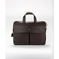 کیف اداری مردانه مدلA5569 -قهوه ای سوخته - چرم طبیعی - طرح فلوتر