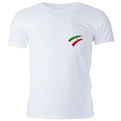  تی شرت مردانه طرح ایران کدCT10114z -سفید -پلی‌استر -آستین کوتاه
