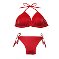  مایو زنانه مدل Bikini Beach کد T631 - قرمز - شبرنگ - طرح دار