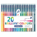  ماژیک 20 رنگ مدل Triplus Brilliant Colours