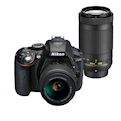  D5300 kit 18-55 mm + 70-300 mm VR Digital Camera