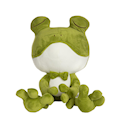 عروسک پولیشی قورباغه غمگین sad frog - سبز - پلی‌وینیل