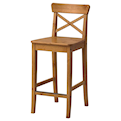  صندلی مدل 00217801 - INGOLF-چوبی پایه بلند مناسب اوپن
