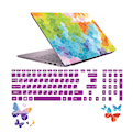  استیکر لپ تاپ مدل 5019 hk با برچسب حروف فارسی کیبورد - رنگی رنگی