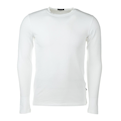 تی شرت مردانه کد 5338520-000 - سفید ساده - نخ - آستین بلند