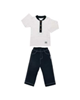  - ست تی شرت و شلوار نوزادی پسرانه آدمک مدل 1155011 کد 13