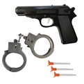  تفنگ بازی مدل پلیس کد p3 مجموعه 5 عددی