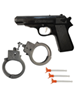  - تفنگ بازی مدل پلیس کد p3 مجموعه 5 عددی