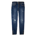  شلوار جین زنانه مدل SV-1403575702 - آبی تیره - زاپ دار
