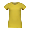  تی شرت زنانه مدل 1521129-15 - زرد تیره - پنبه - آستین کوتاه