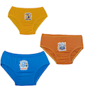  شورت پسرانه طرح سگ های نگهبان مجموعه 3 عددی - زرد - نارنجی - آبی