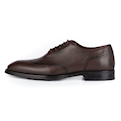  کفش مردانه مجلسی مدل J6042 - قهوه ای تیره - چرم طبیعی - رسمی