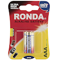  باتری نیم قلمی روندا مدل Ultra Plus Alkaline بسته 2 عددی