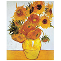 تابلو نقاشی طرح گل های آفتابگردان ونگوگ کد 1023