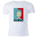  تی شرت مردانه طرح Rick and Morty-wubba lubba dub dub کد CT10103